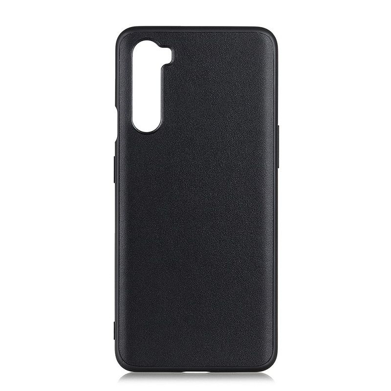 Skal för OnePlus Nord Svart Äkta Läder