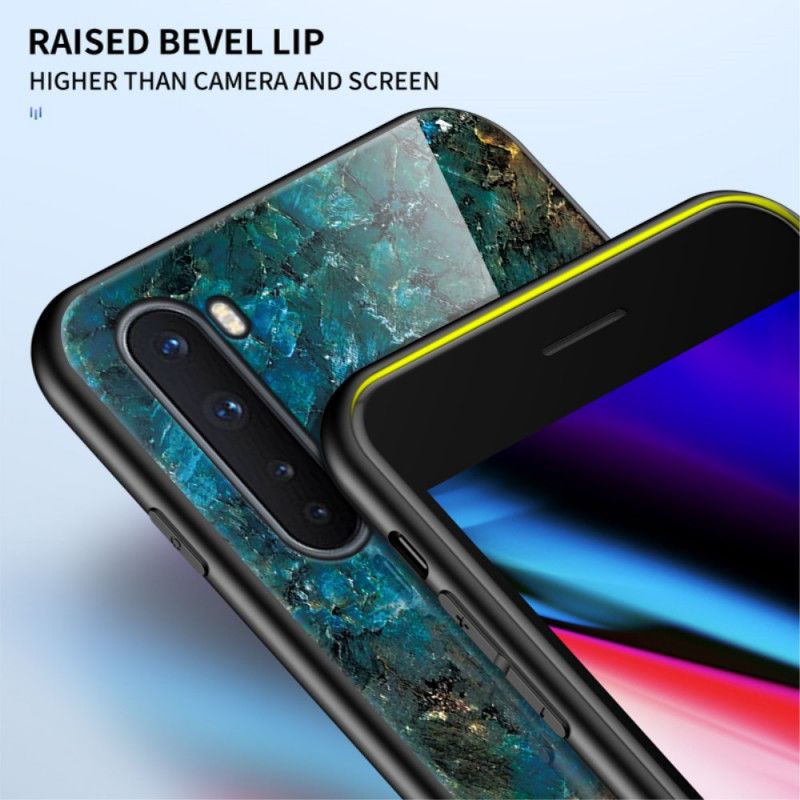 Skal för OnePlus Nord Svart Premumfärger Av Härdat Glas