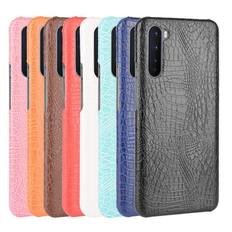 Skal OnePlus Nord Svart Krokodilhudeffekt