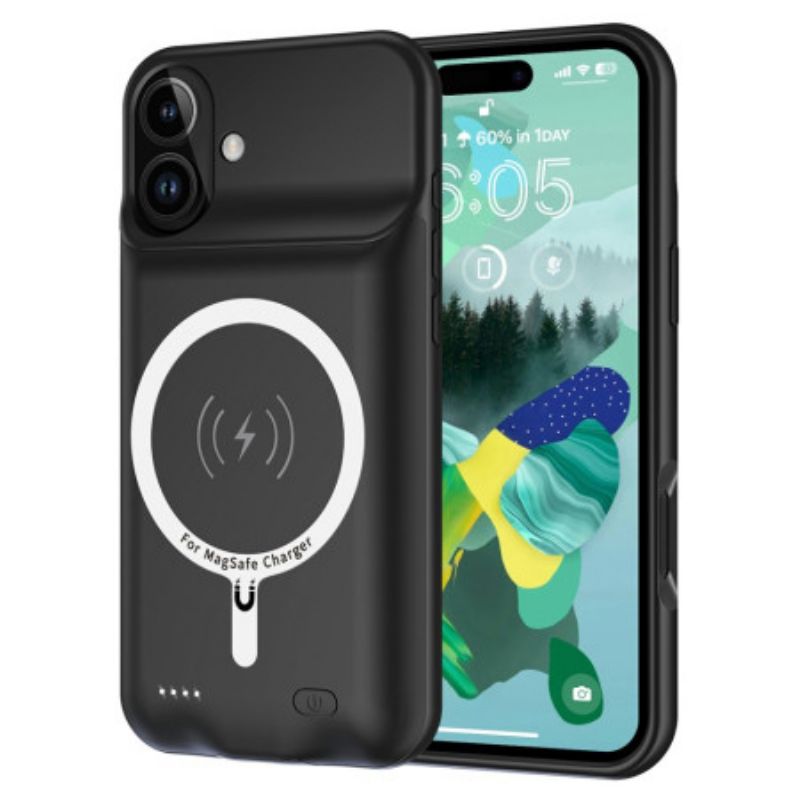 6000mah Externt Batterifodral För iPhone 17 Magsafe