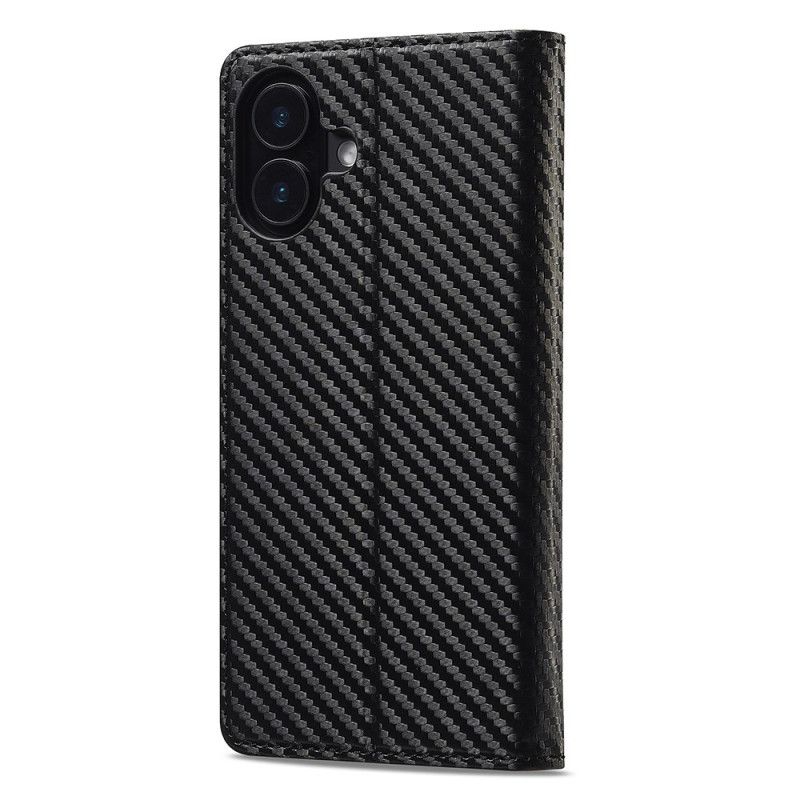 Folio-fodral För iPhone 17 Kolfiber Lc.imeeke