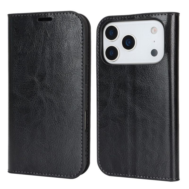 Folio-fodral För iPhone 17 Pro-läder