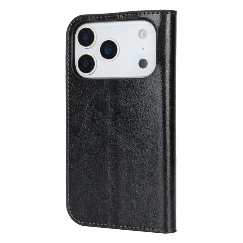 Folio-fodral För iPhone 17 Pro-läder