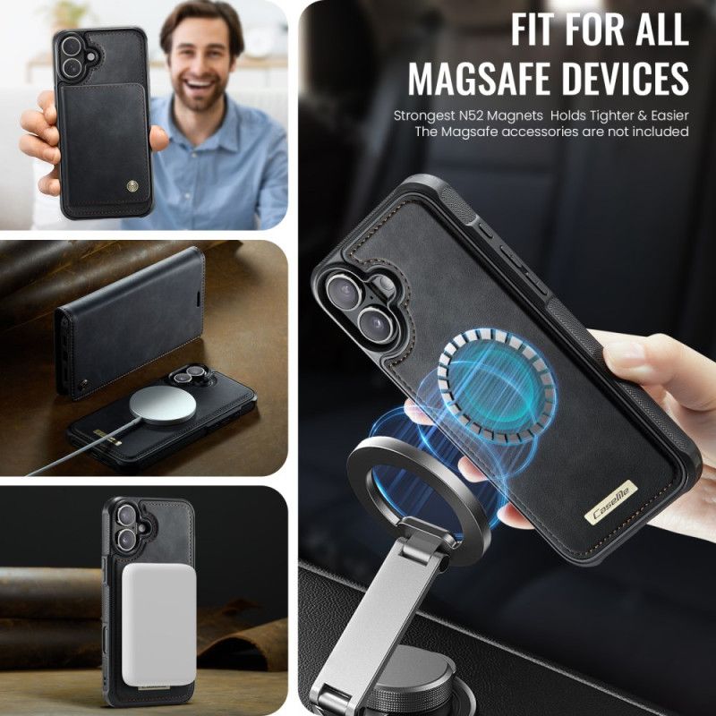 Folio-fodral iPhone 17 Magsafe-kompatibelt Avtagbart Fodral Och Rfid-skydd