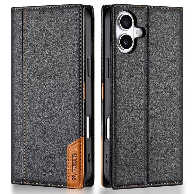 Folio-fodral iPhone 17 Rfid-blockerande N.bekus