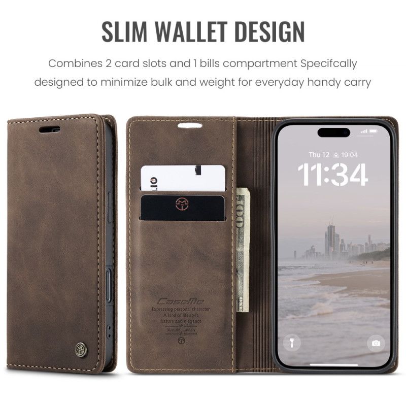Folio-fodral iPhone 17 Telefonfodral Rfid-skyddande Caseme