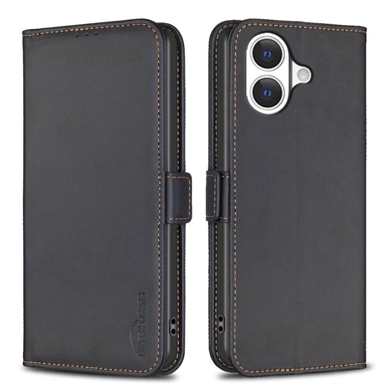 Läderfodral iPhone 17 Telefonfodral Klassisk Binfen-färg