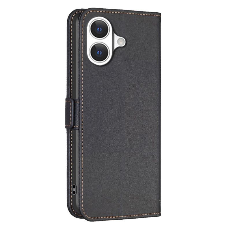 Läderfodral iPhone 17 Telefonfodral Klassisk Binfen-färg