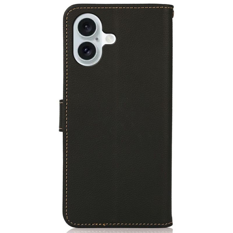 Läderfodral iPhone 17 Telefonfodral Klassisk Khazneh
