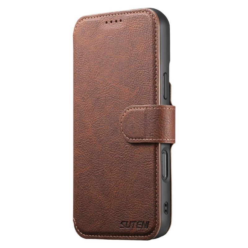 Läderskal Fodral iPhone 17 Avtagbart Magsafe-fodral Suteni