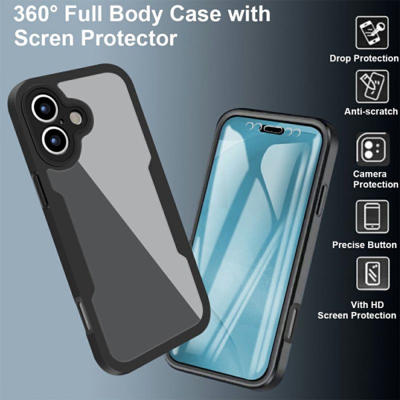 Skal iPhone 17 360-gradersskydd Genomskinlig