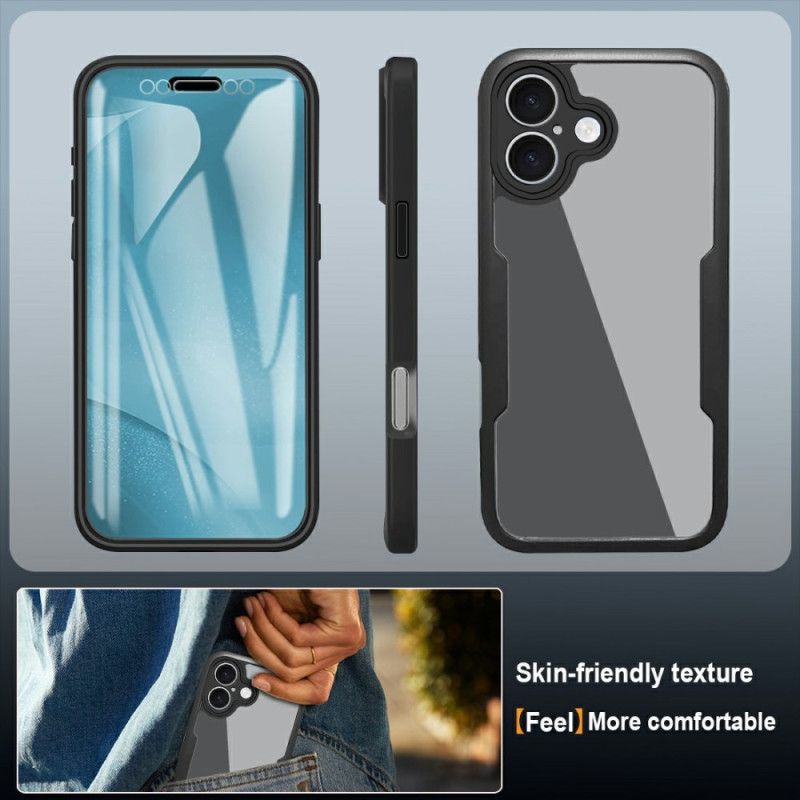 Skal iPhone 17 360-gradersskydd Genomskinlig