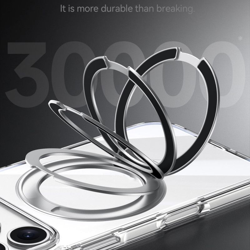 Skal iPhone 17 Magsafe Genomskinlig Med Stativ