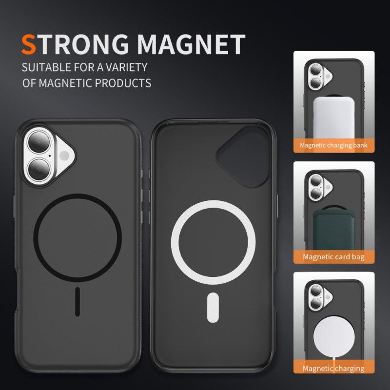 Skal iPhone 17 Magsafe Kompatibel Med Hybrid Stötsäker