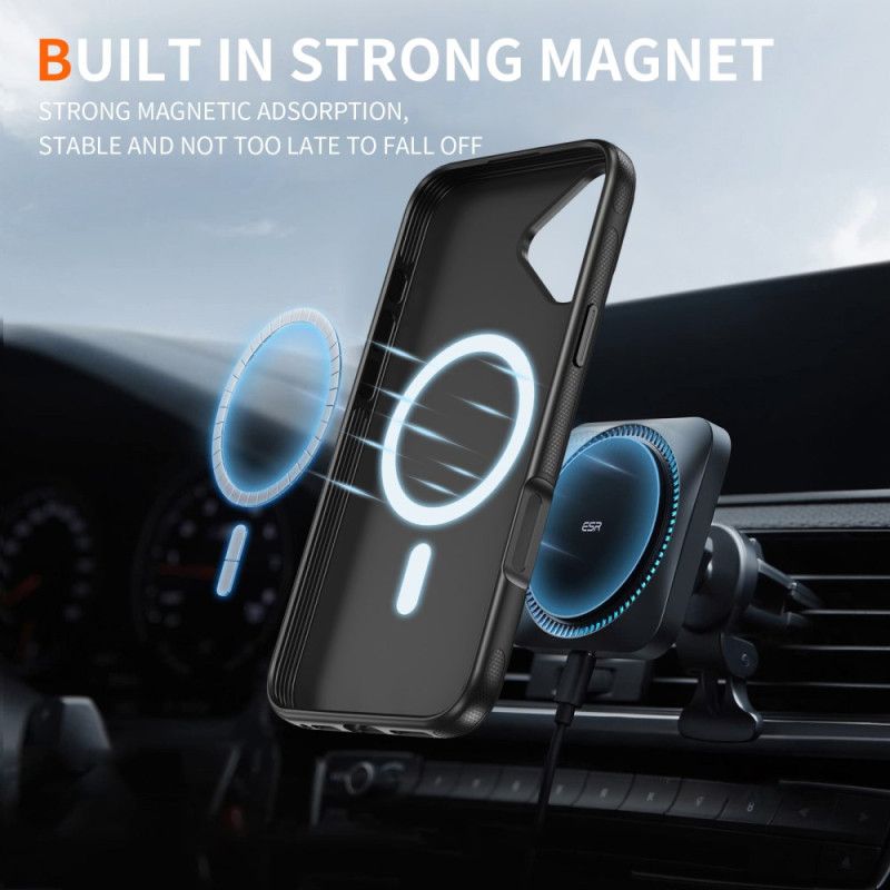 Skal iPhone 17 Magsafe Kompatibel Med Hybrid Stötsäker