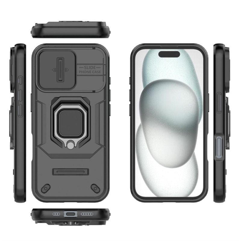 Skal iPhone 17 Slitstark Ring Med Kameraskydd