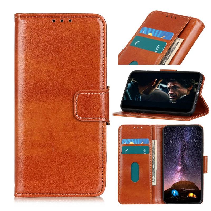 Fodral Samsung Galaxy S20 Svart Traditionell Läderstil