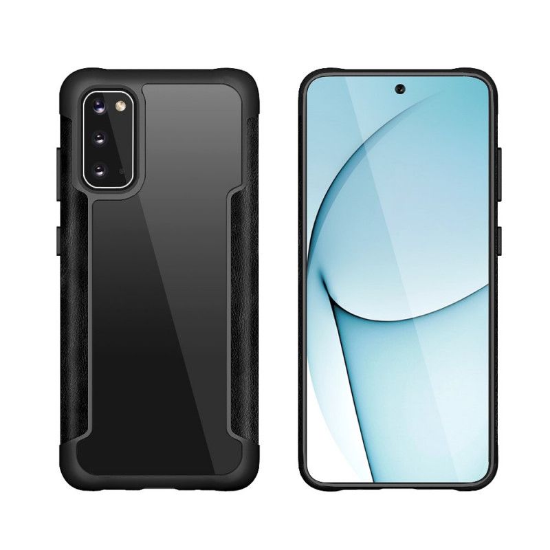 Skal för Samsung Galaxy S20 Röd Fasad Konstläderhybrid