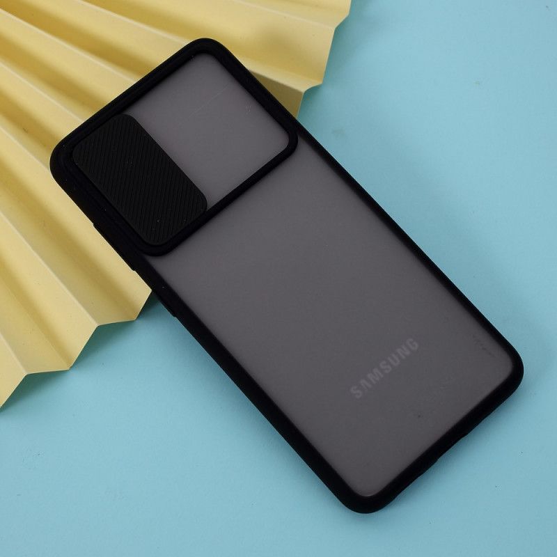 Skal för Samsung Galaxy S20 Svart Matt Kamskydd Och Färgade Kanter