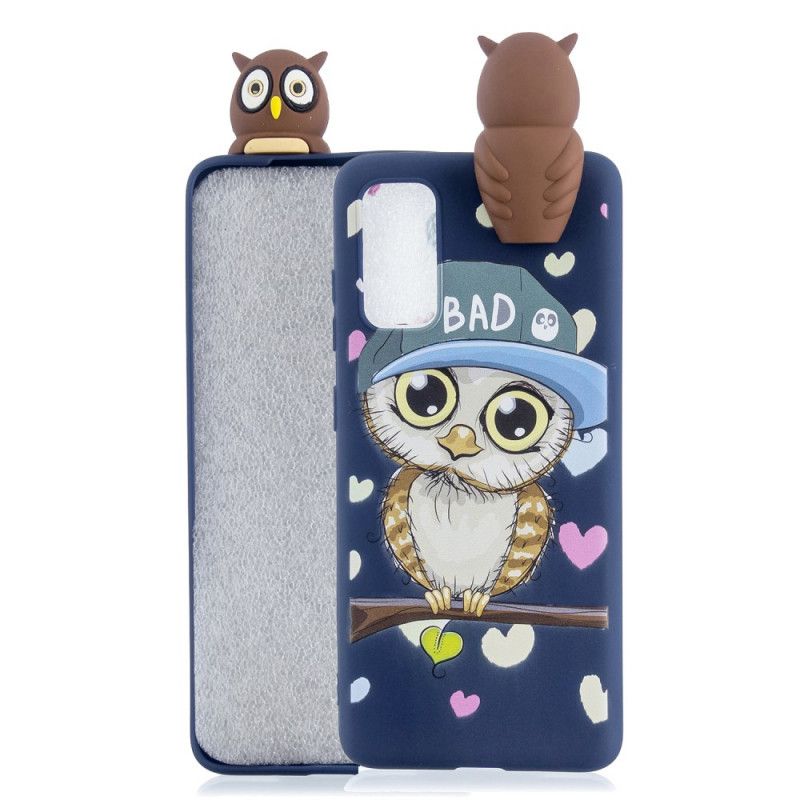 Skal Samsung Galaxy S20 Mobilskal 3D Dålig Uggla