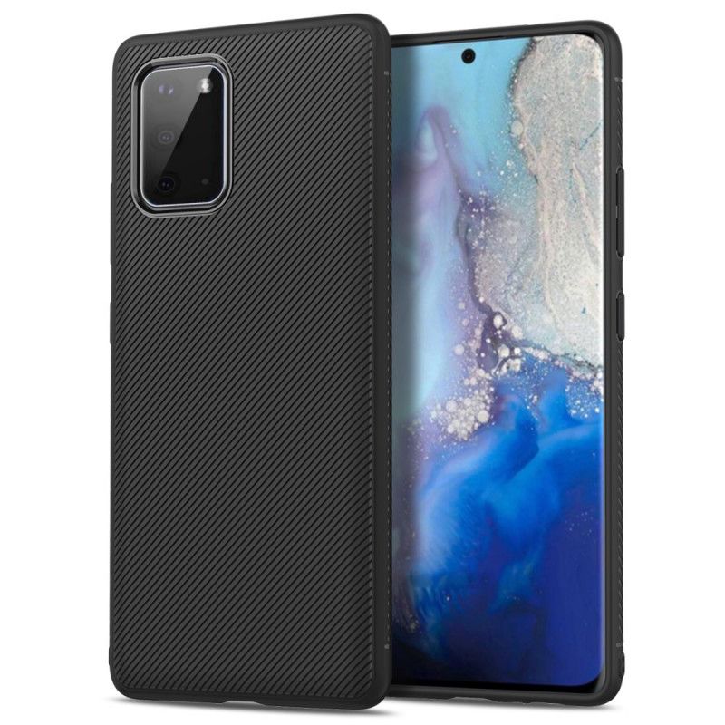 Skal Samsung Galaxy S20 Mörkblå Twill Series Jazz