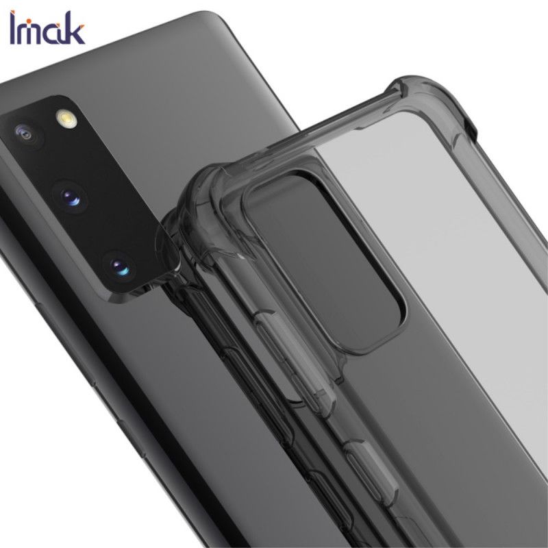 Skal Samsung Galaxy S20 Svart Transparent Silkeslen Imak