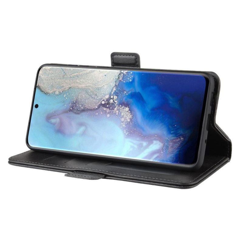 Skyddsfodral Samsung Galaxy S20 Svart Dubbel Klaff