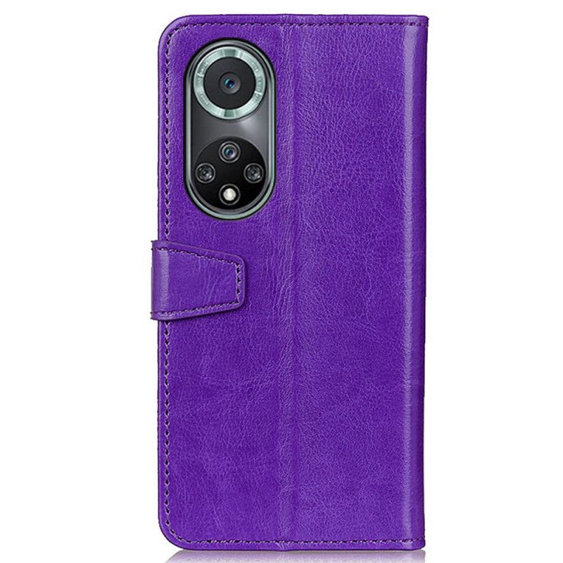 Fodral Huawei Nova 9 Pro / Honor 50 Pro Enkel Glänsande Lädereffekt