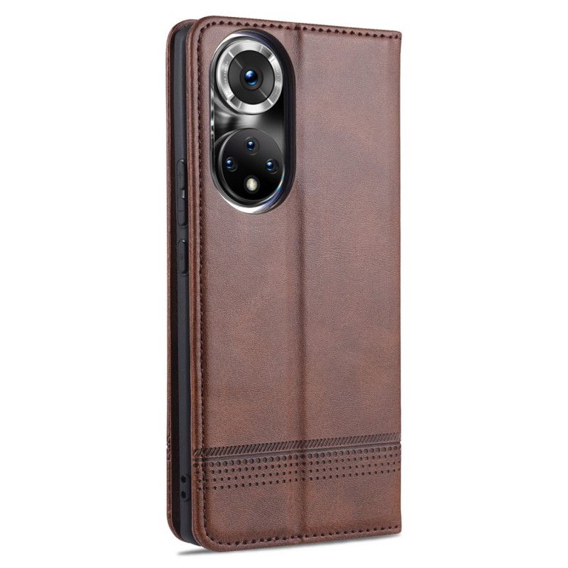 Folio-fodral Huawei Nova 9 Pro / Honor 50 Pro Azns Läderstil