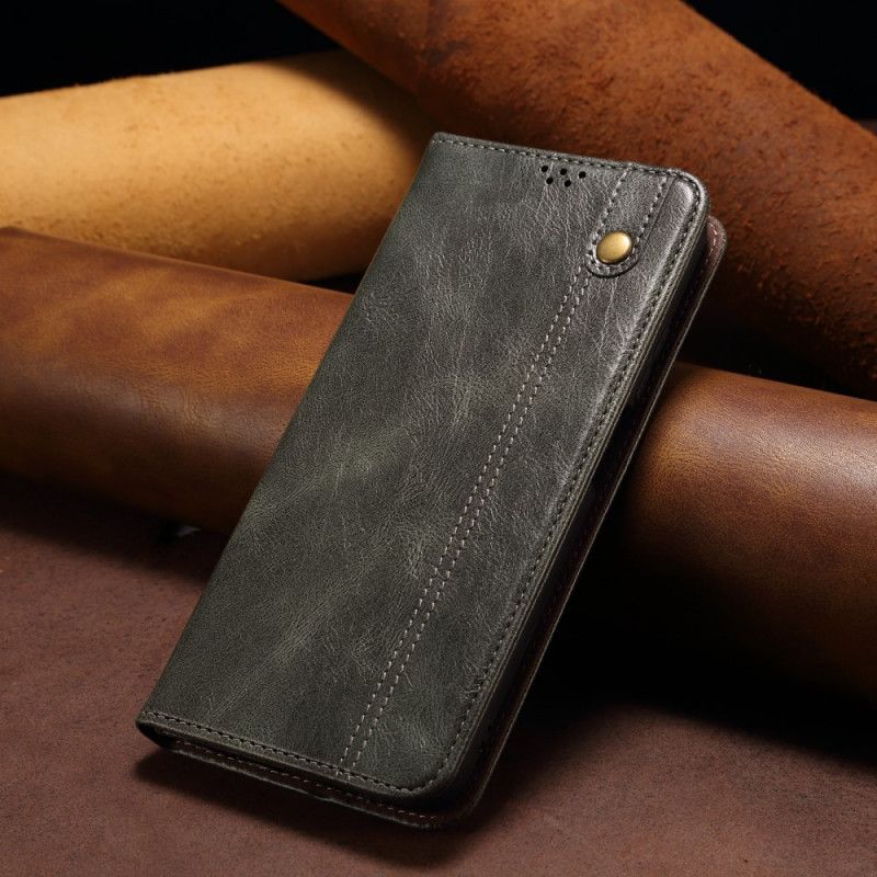 Folio-fodral Huawei Nova 9 Pro / Honor 50 Pro Vaxat Konstläder