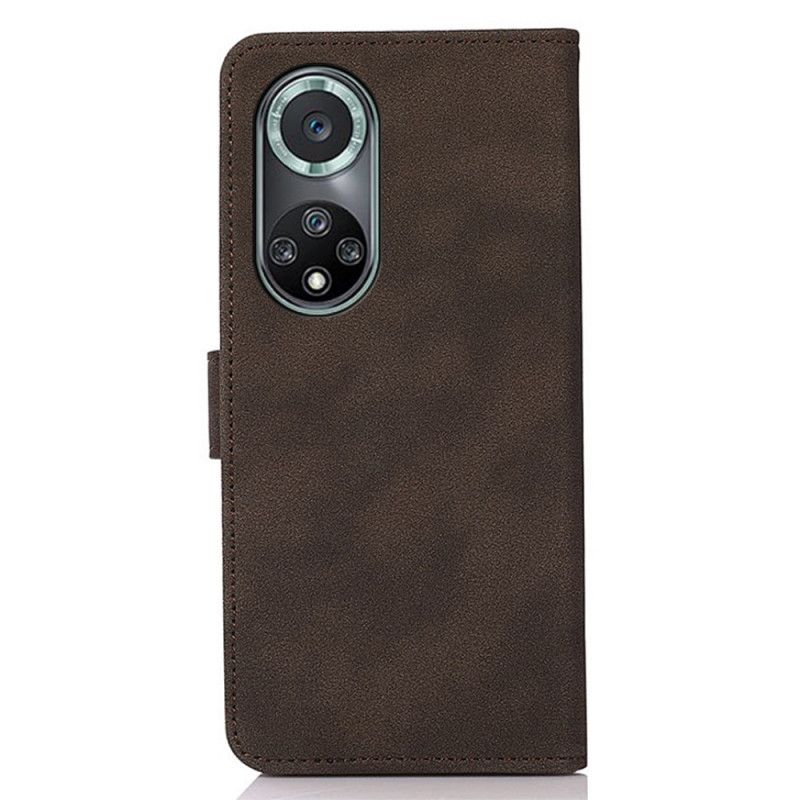 Läderfodral Huawei Nova 9 Pro / Honor 50 Pro Telefonfodral Lädereffekt Mode Khazneh
