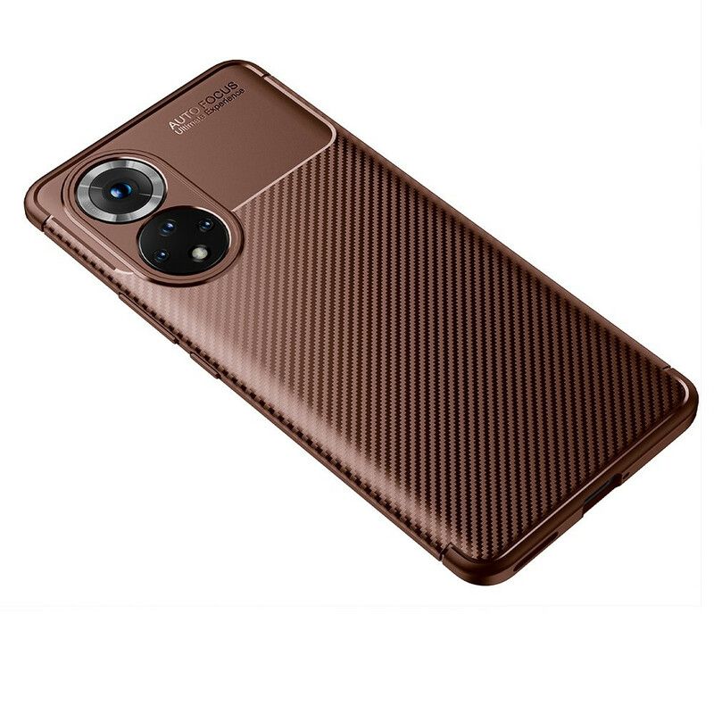 Skal Huawei Nova 9 Pro / Honor 50 Pro Flexibel Kolfiberstruktur