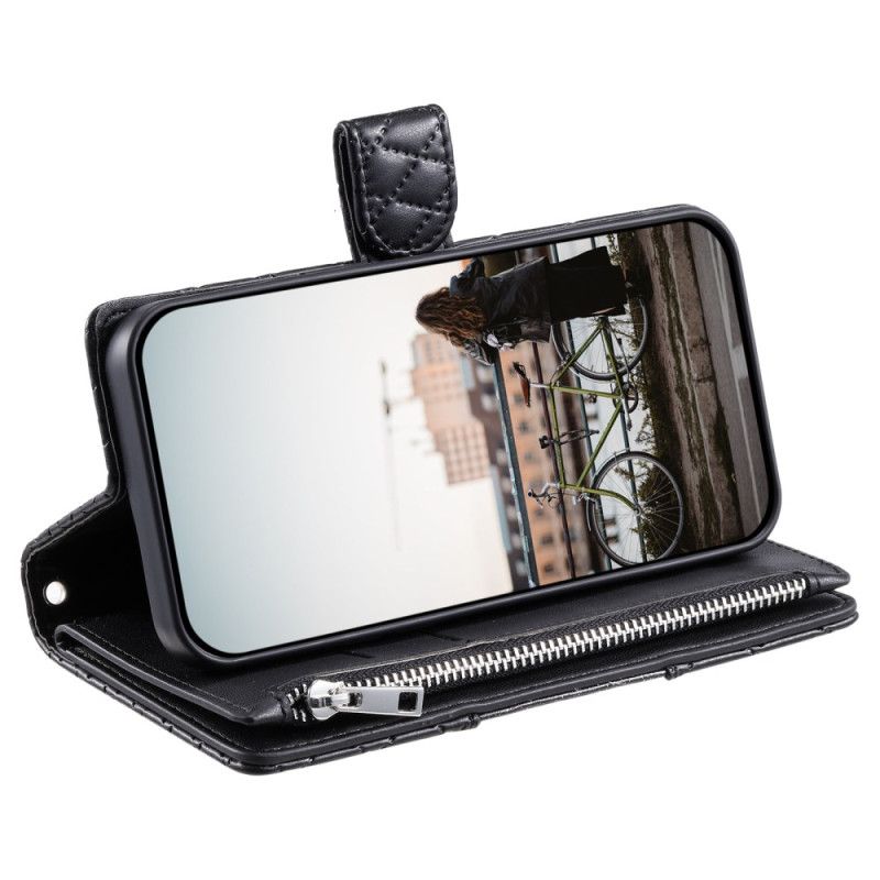 Fodral För Google Pixel 10 Pro Xl Quiltad Stil Med Armband