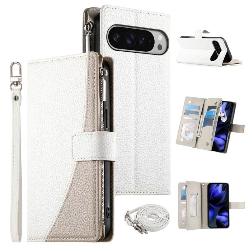 Fodral Google Pixel 10 Pro Xl Tvåfärgad Plånbok