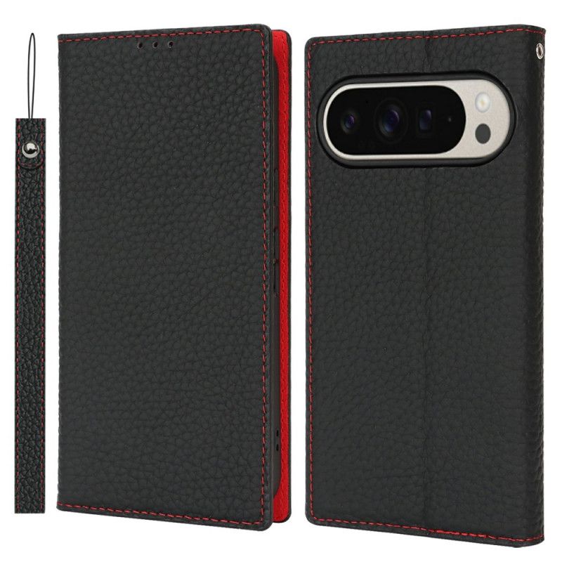 Folio-fodral Google Pixel 10 Pro Xl Läder Med Rem