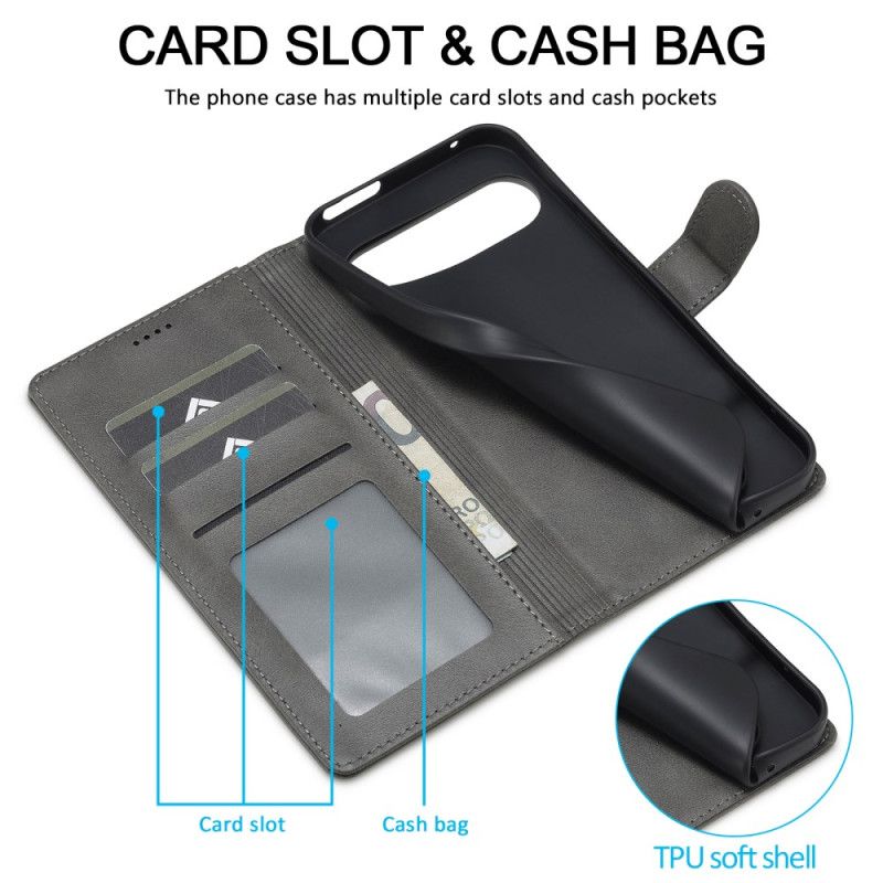 Läderfodral Google Pixel 10 Pro Xl Telefonfodral Lc.imeeke