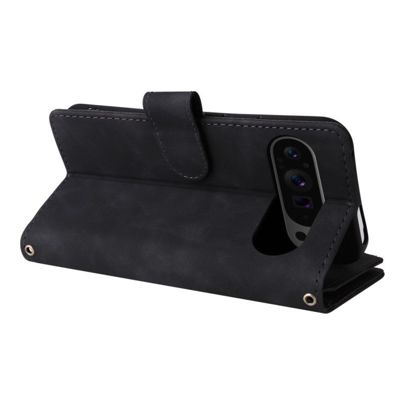 Läderfodral Google Pixel 10 Pro Xl Telefonfodral Premium Mockaplånbok