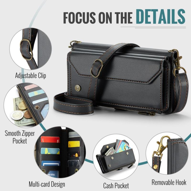 Läderskal Fodral Google Pixel 10 Pro Xl Caseme