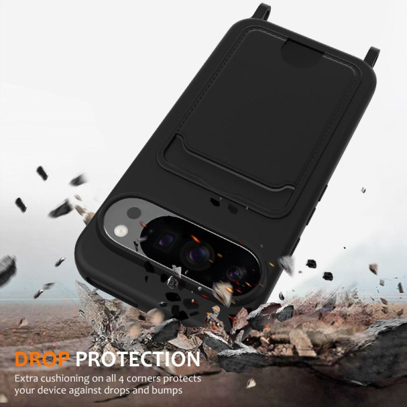 Skal Google Pixel 10 Pro Xl Silikon Med Korthållare