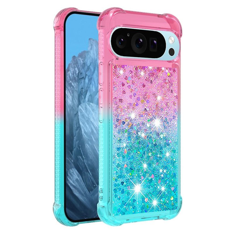 Skal Google Pixel 10 Pro Xl Telefonfodral Gradient Glitter