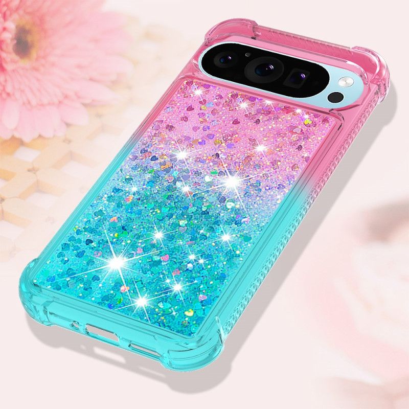 Skal Google Pixel 10 Pro Xl Telefonfodral Gradient Glitter