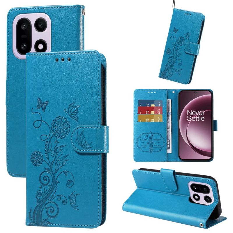 Fodral Oneplus 15 Blommig Fjäril