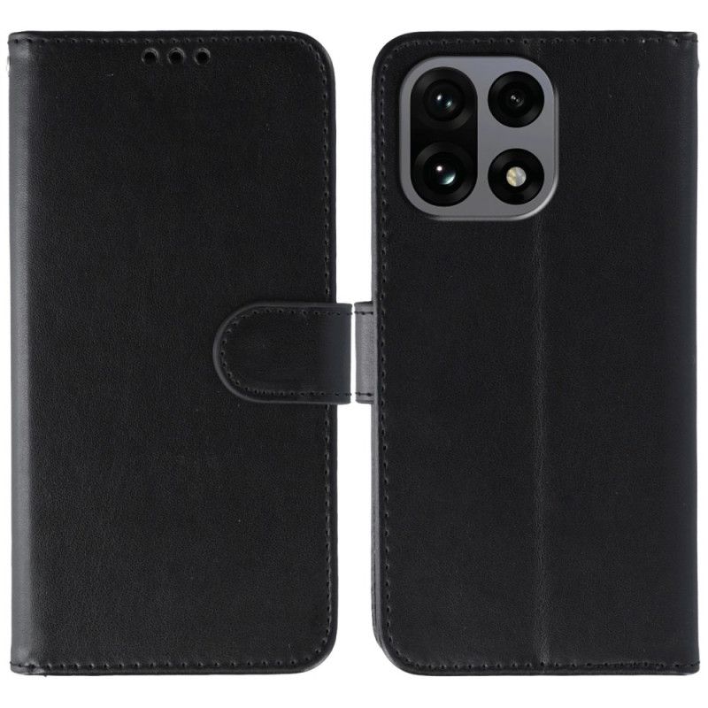 Fodral Oneplus 15 Enfärgat Imitationsläder