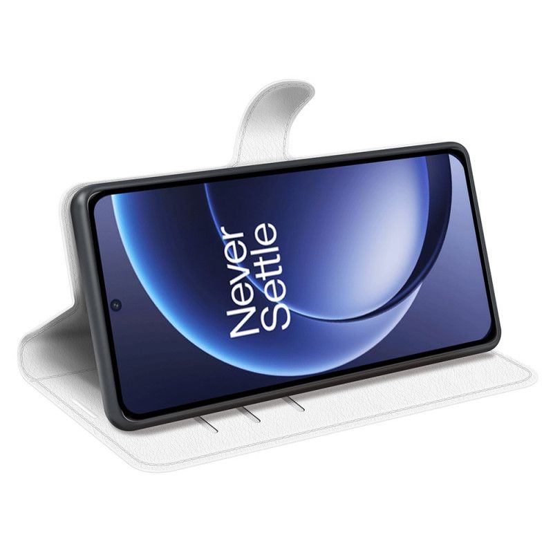 Läderfodral Oneplus 15 Telefonfodral Konstläderlitchi