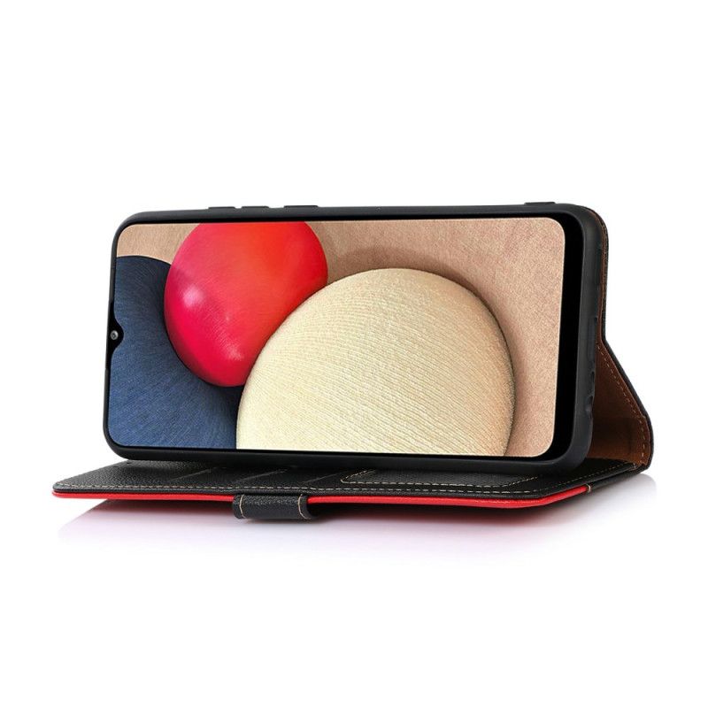 Läderskal Fodral Oneplus 15 Tvåfärgad Khazneh