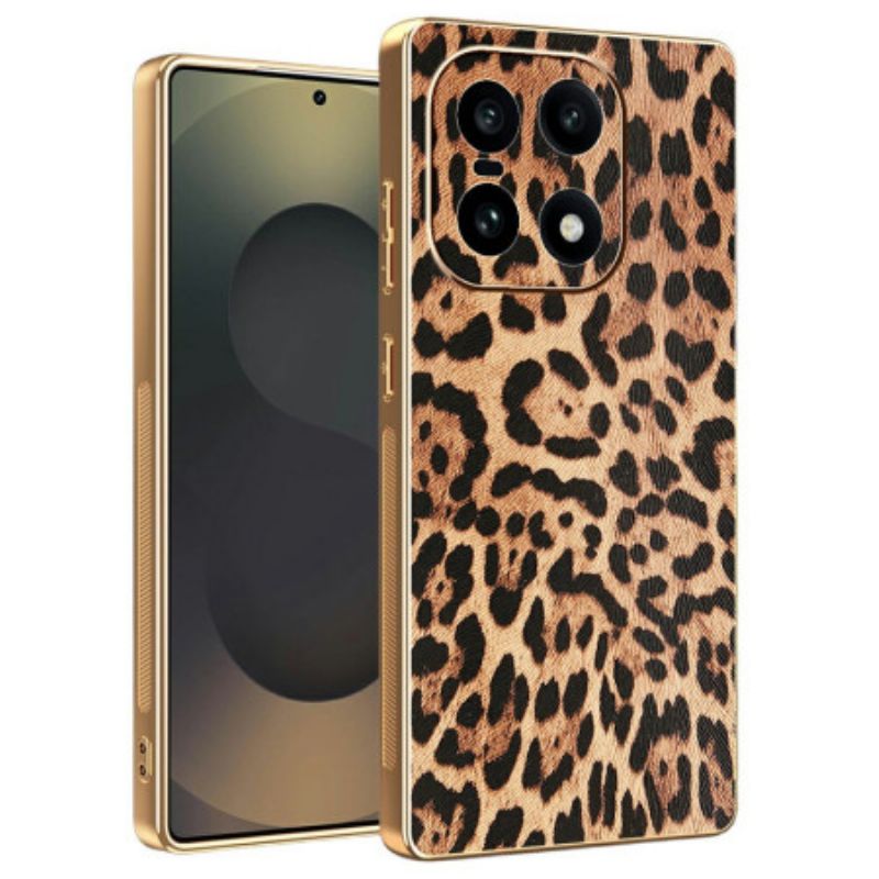 Skal Oneplus 15 Telefonfodral Leopardmönster