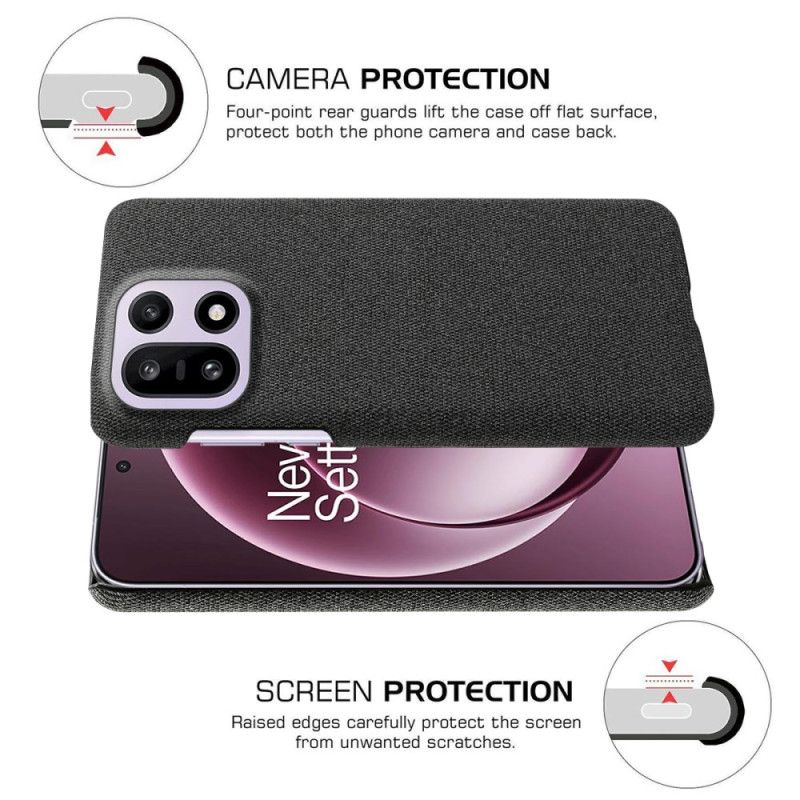 Skal Oneplus 15 Telefonfodral Tygstruktur