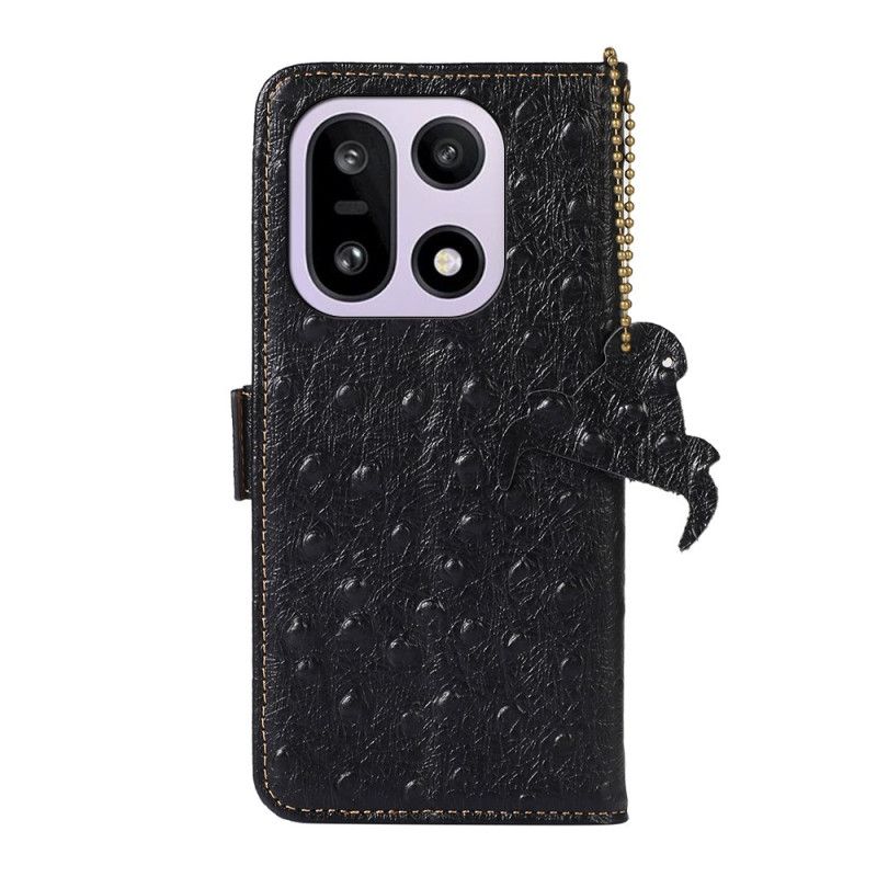 Skyddsfodral Oneplus 15 Äkta Läder Med Rfid-blockering