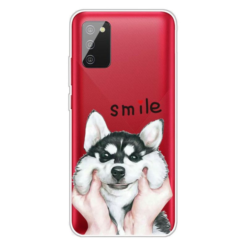 Skal för Samsung Galaxy A02s Leendehund