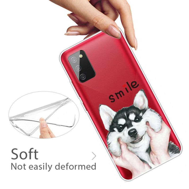 Skal för Samsung Galaxy A02s Leendehund